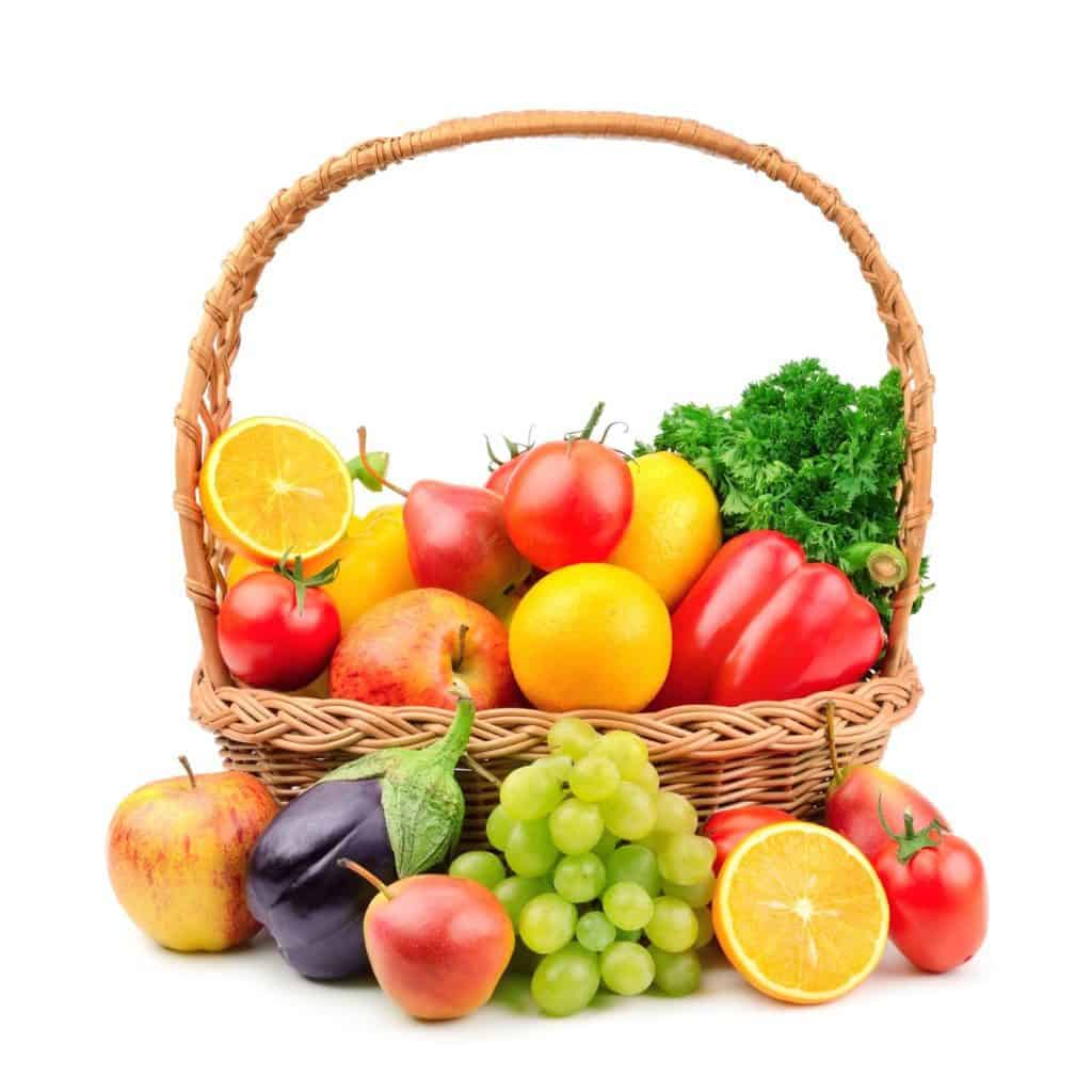 koš ovoce a zeleniny